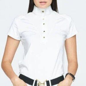 NWOT Criniere Margot White Equestrian Shirt - Size S
